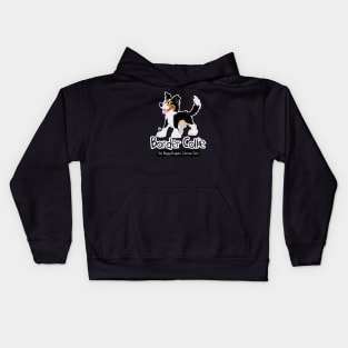 CartoonClub Border Collie - Tricolor Kids Hoodie